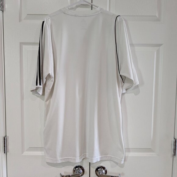 Adidas Men's adiPure Climalite Athletic Shirt, White, Size XL, Short Sleeve - Picture 9 of 16